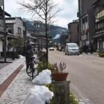 山中温泉「本町ゆげ街道」を散歩した。 #石川の風景　2023年2月12日