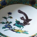 古九谷色絵鳳凰文小皿 / Old-Kutani Small Dish with Design of Phoenix